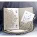 Thank You Card Wedding Card Design Laser Cut Holiday Greeting Card Rose Card